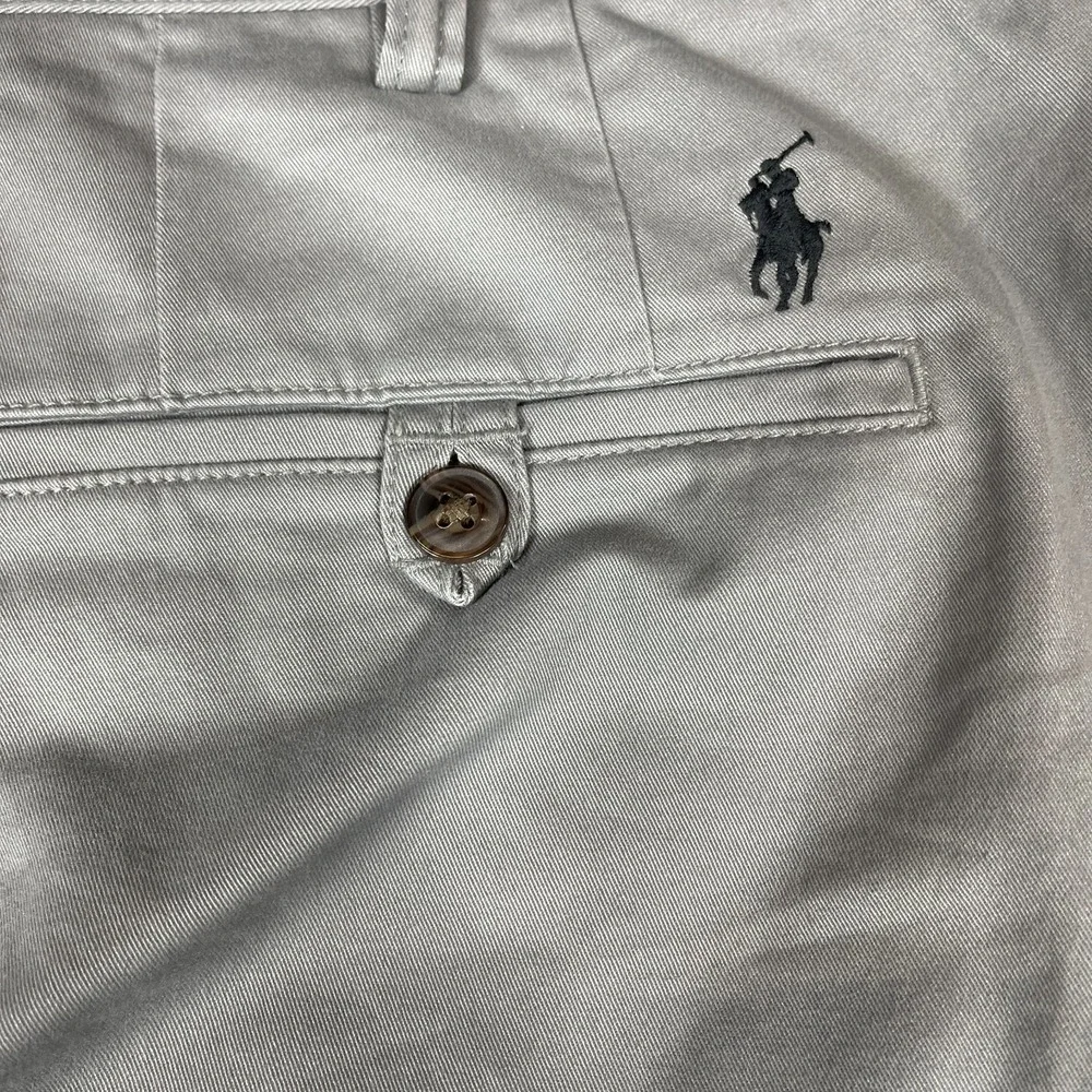 Polo Ralph Lauren Mens Chino Khakis Pants Size 36T/36 Beige Stretch Classic Fit